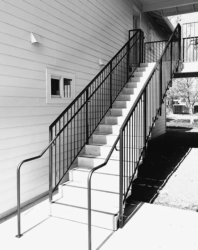 concrete & steel stairs Sacramento California