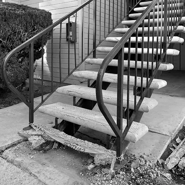 iron stairs California